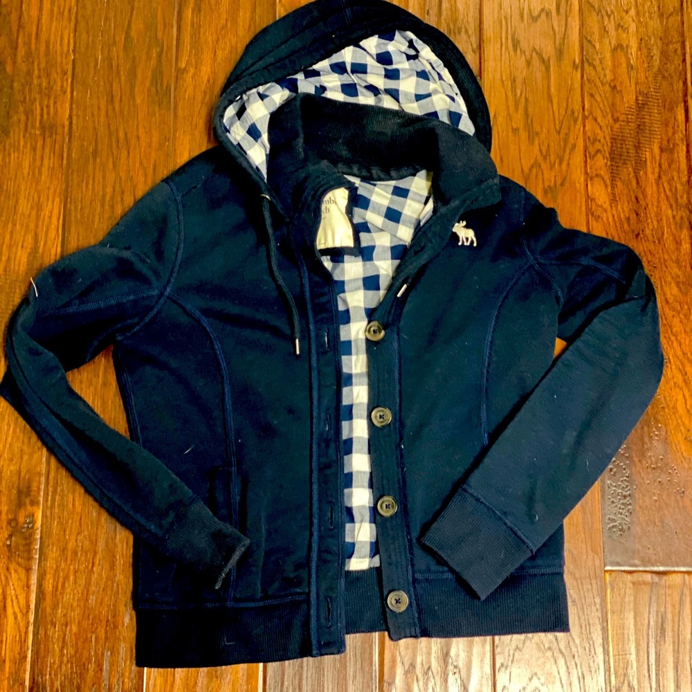 Abercrombie & Fitch Buffalo plaid hoody